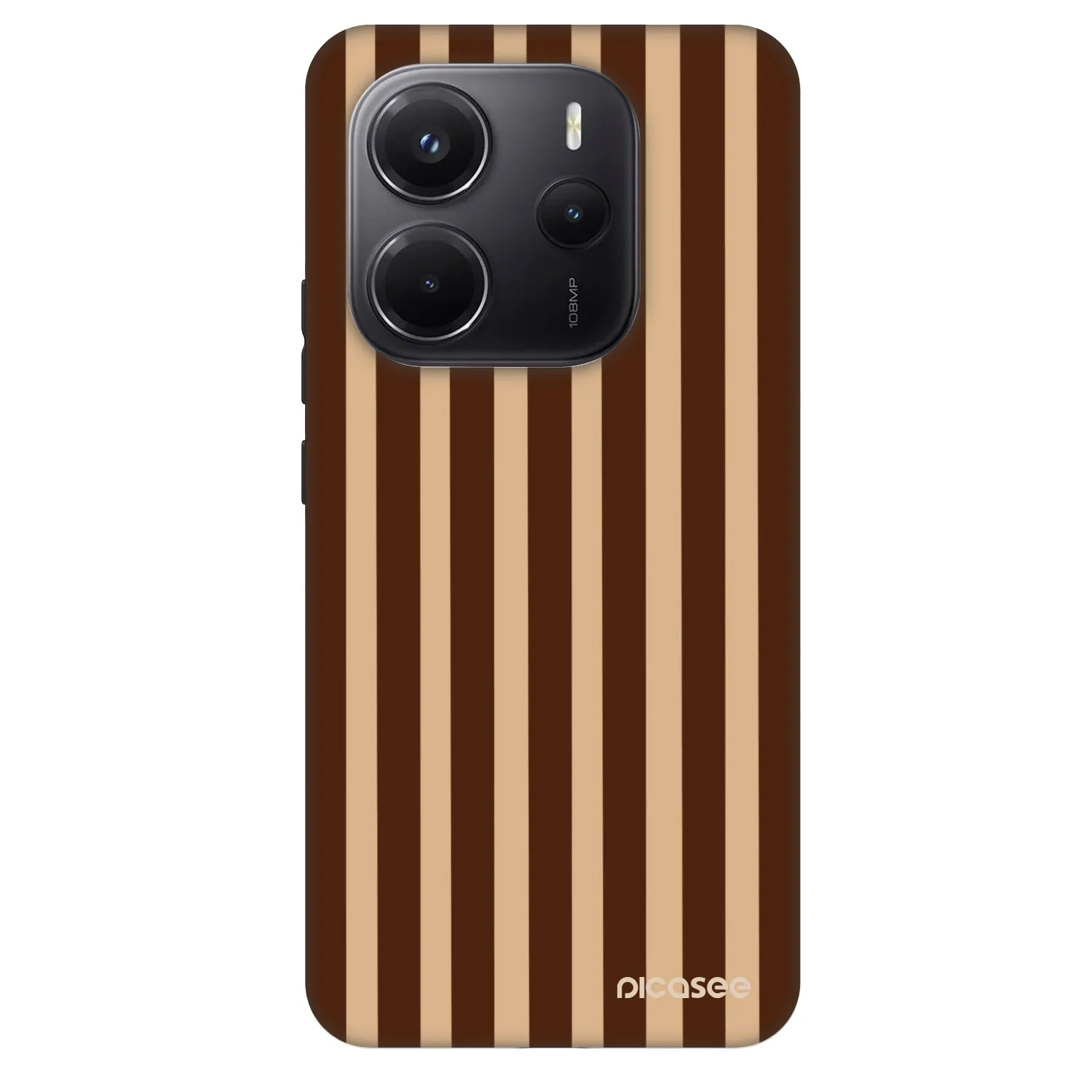Picasee Fashion Case pre Xiaomi Redmi Note 14 5G - Brown lines
