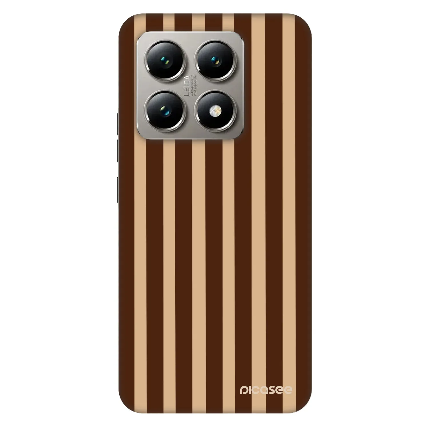 Picasee Fashion Case pre Xiaomi 14T - Brown lines