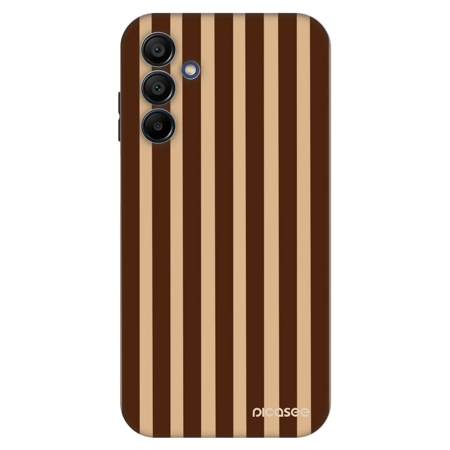 Picasee Fashion Case pre Samsung Galaxy A15 A155F 4G - Brown lines