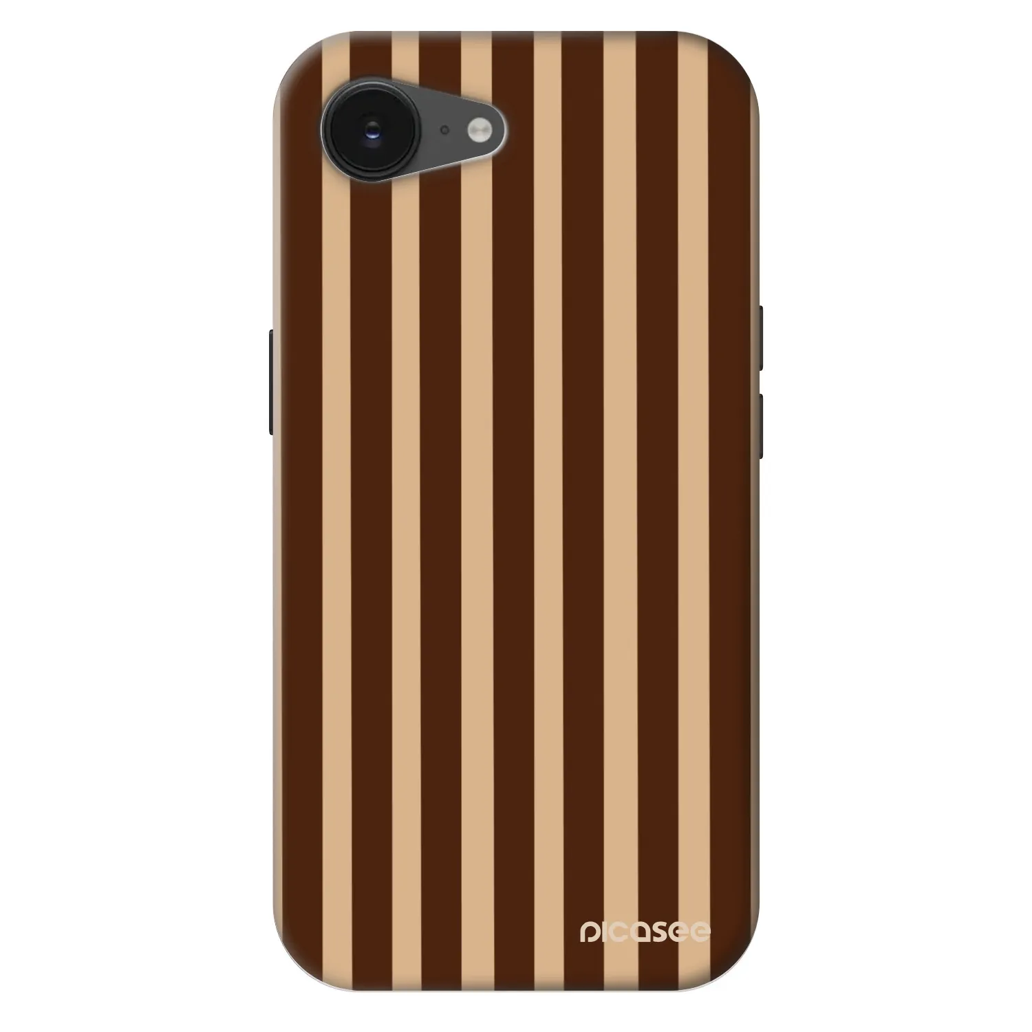 Picasee Fashion Case MagSafe pre Apple iPhone 16e - Brown lines