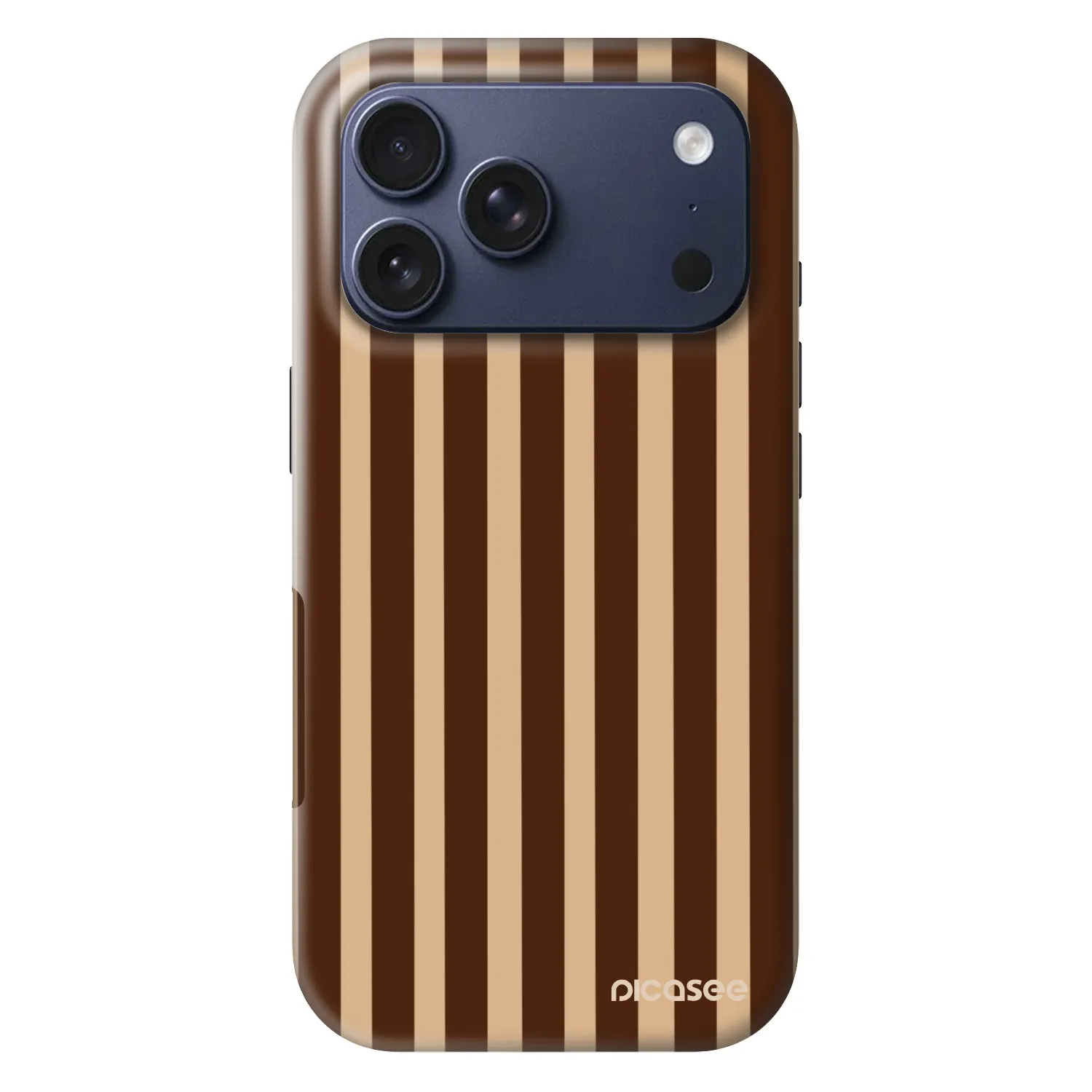 Picasee Fashion Case MagSafe pre Apple iPhone 17 Pro - Brown lines