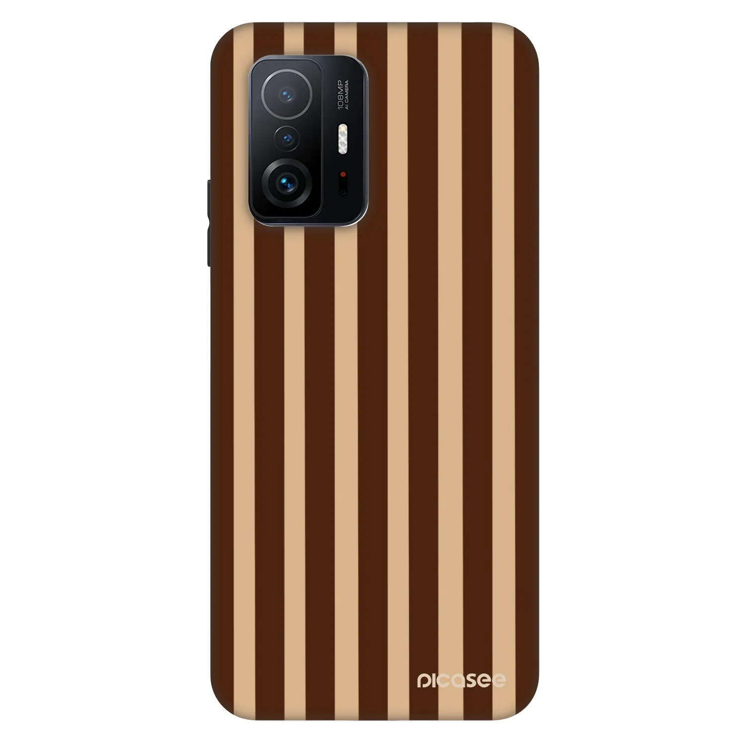 Picasee Fashion Case pre Xiaomi 11T - Brown lines