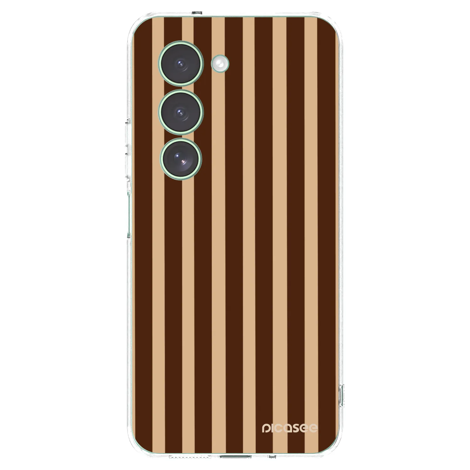 Picasee silikónový prehľadný obal pre Xiaomi Redmi 15 5G - Brown lines
