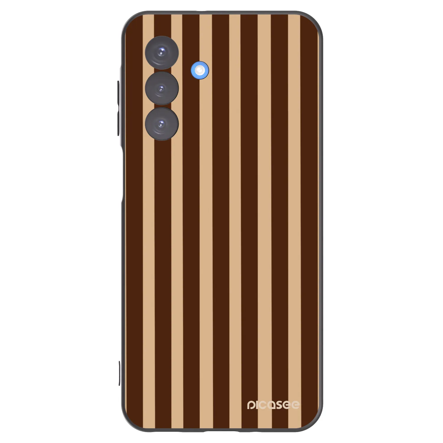 Picasee silikónový čierny obal pre Samsung Galaxy A17 5G - Brown lines