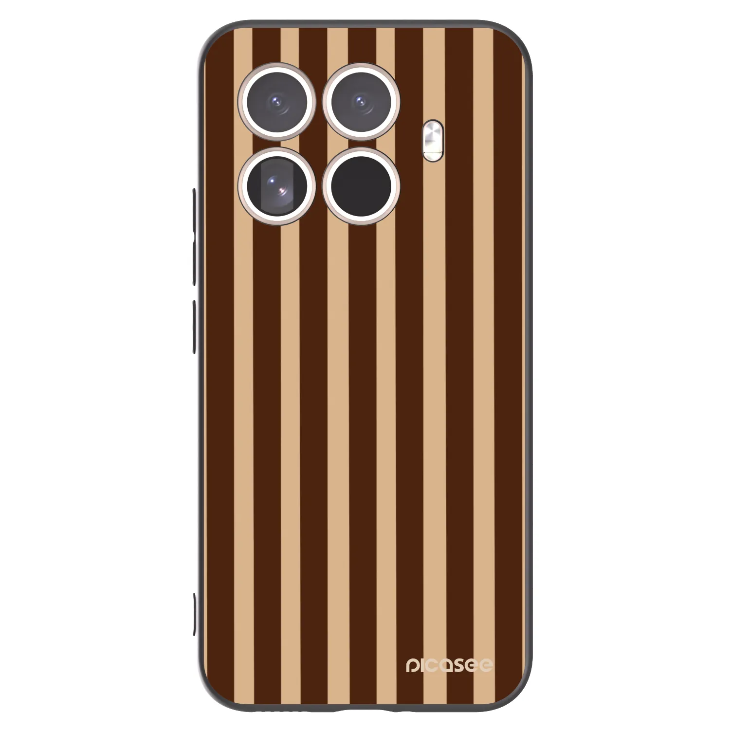 Picasee silikónový čierny obal pre Xiaomi 15T Pro - Brown lines