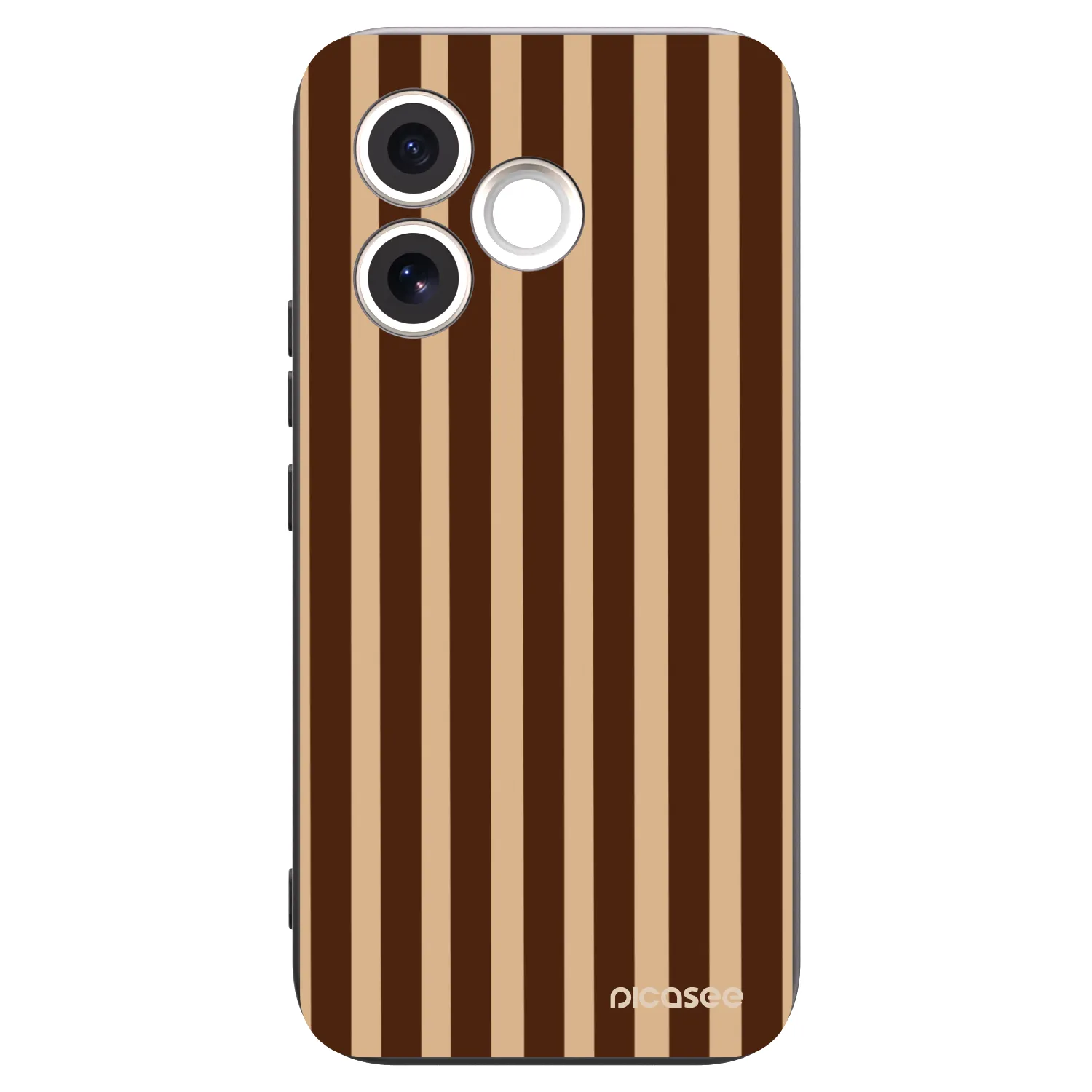Picasee silikónový čierny obal pre Honor 600 Lite - Brown lines