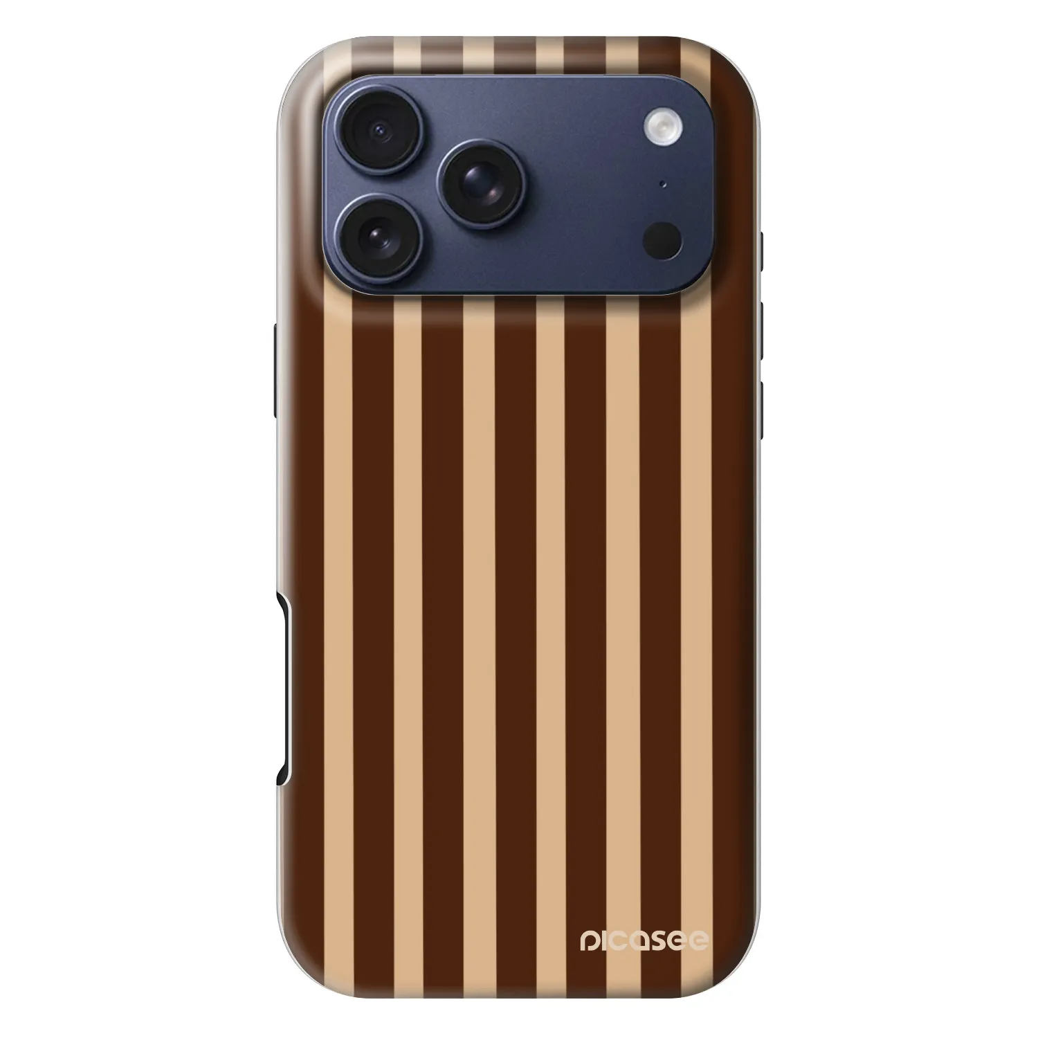 Picasee Fashion Case MagSafe pre Apple iPhone 18 Pro Max - Brown lines