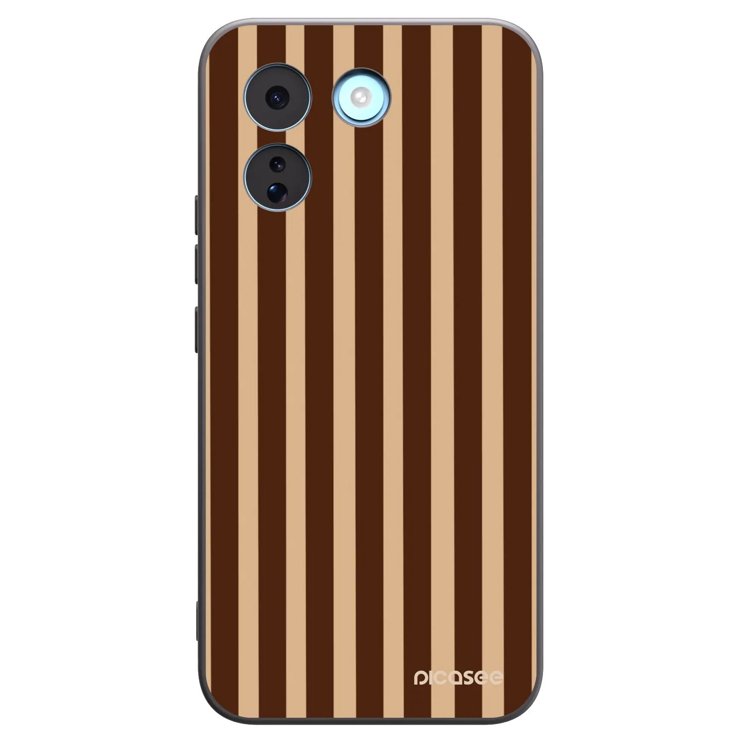 Picasee silikónový čierny obal pre Xiaomi Redmi Note 17 Pro MAX 5G - Brown lines