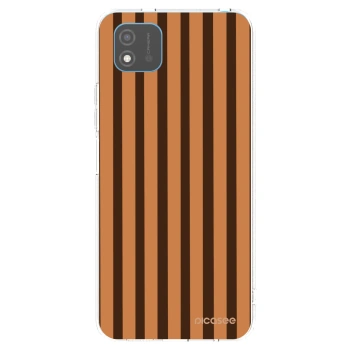 Picasee silikónový prehľadný obal pre Realme C11 (2021) - Caramel lines