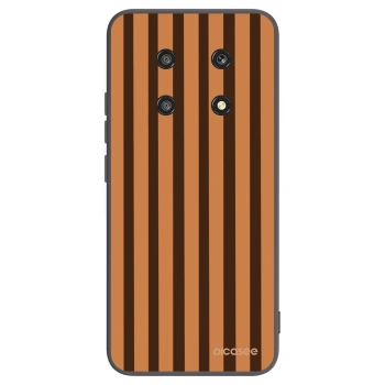 Picasee silikónový čierny obal pre Honor Magic4 Lite 5G - Caramel lines