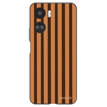 Picasee silikónový čierny obal pre Honor 90 Lite 5G - Caramel lines
