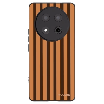 Picasee silikónový čierny obal pre Honor Magic7 Lite 5G - Caramel lines