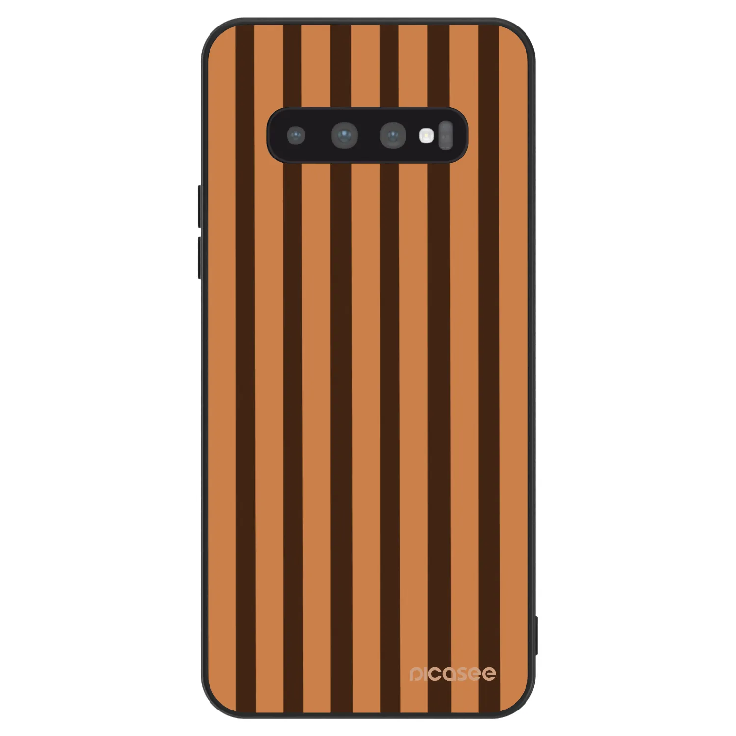 Picasee ULTIMATE CASE pro Samsung Galaxy S10 G973 - Caramel lines