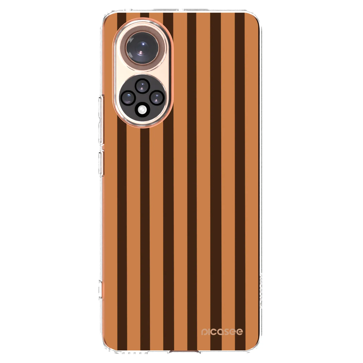 Picasee silikónový prehľadný obal pre Huawei Nova 9 - Caramel lines