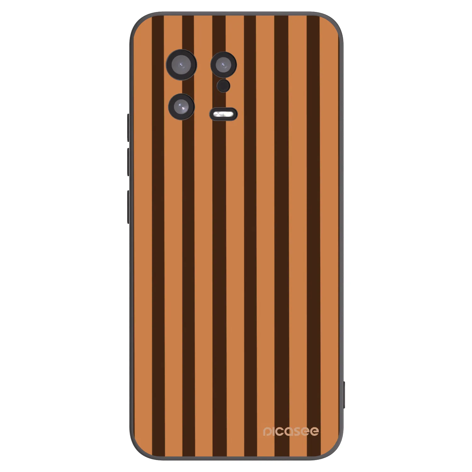 Picasee silikónový čierny obal pre Xiaomi 13 - Caramel lines