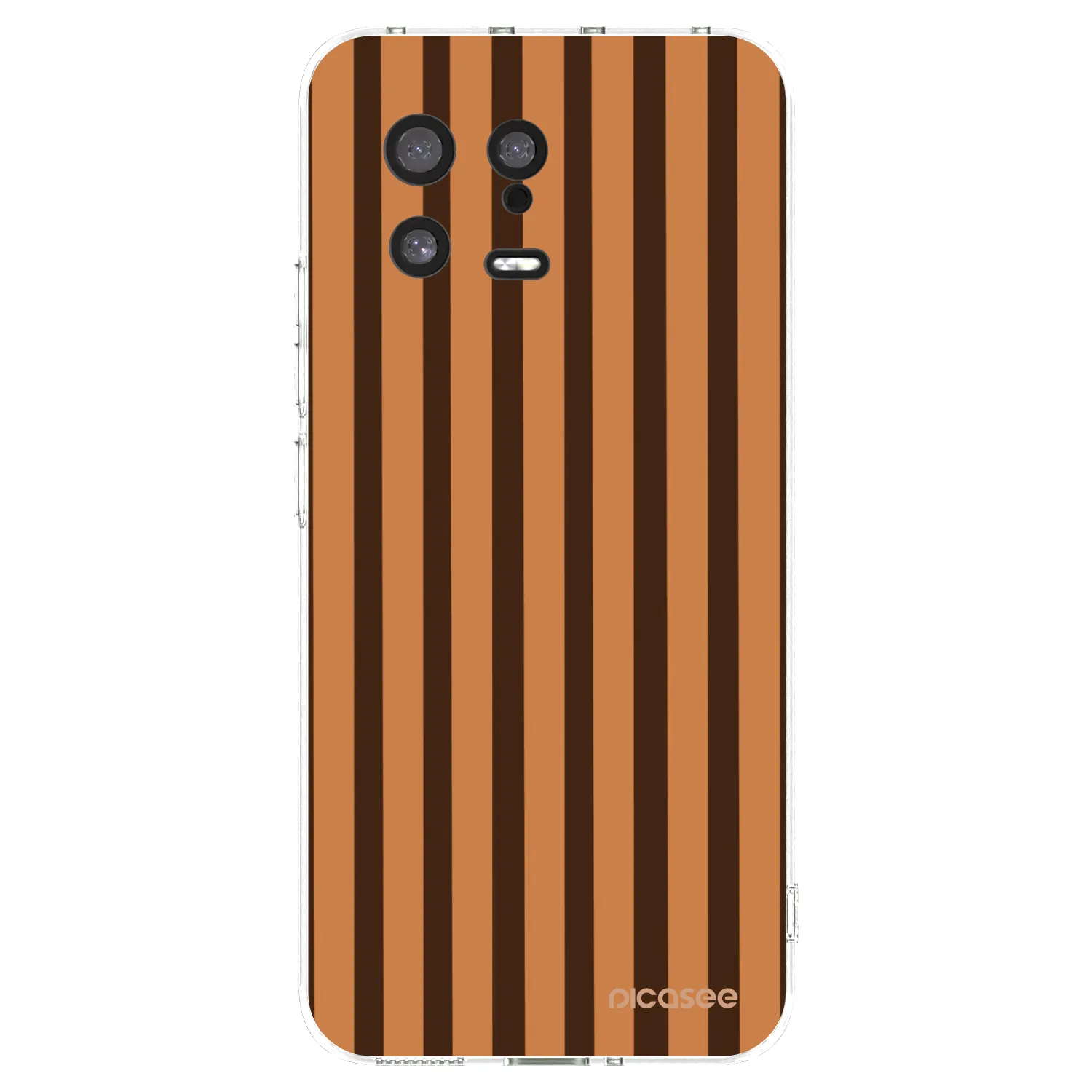 Picasee silikónový prehľadný obal pre Xiaomi 13 - Caramel lines
