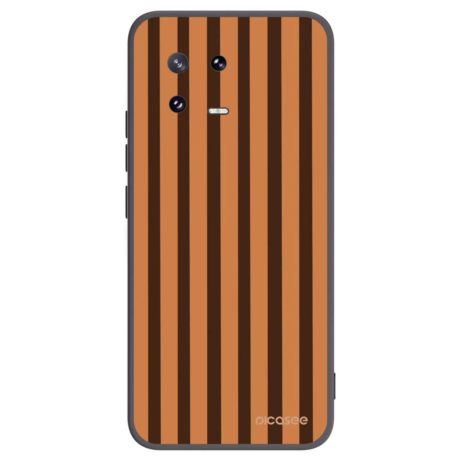 Picasee silikónový čierny obal pre Xiaomi 13 Pro - Caramel lines