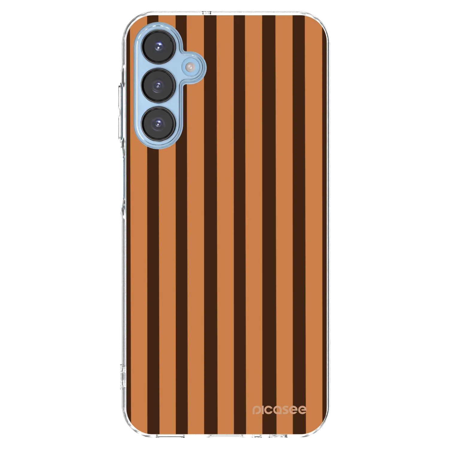 Picasee silikónový prehľadný obal pre Samsung Galaxy A15 A156B 5G - Caramel lines