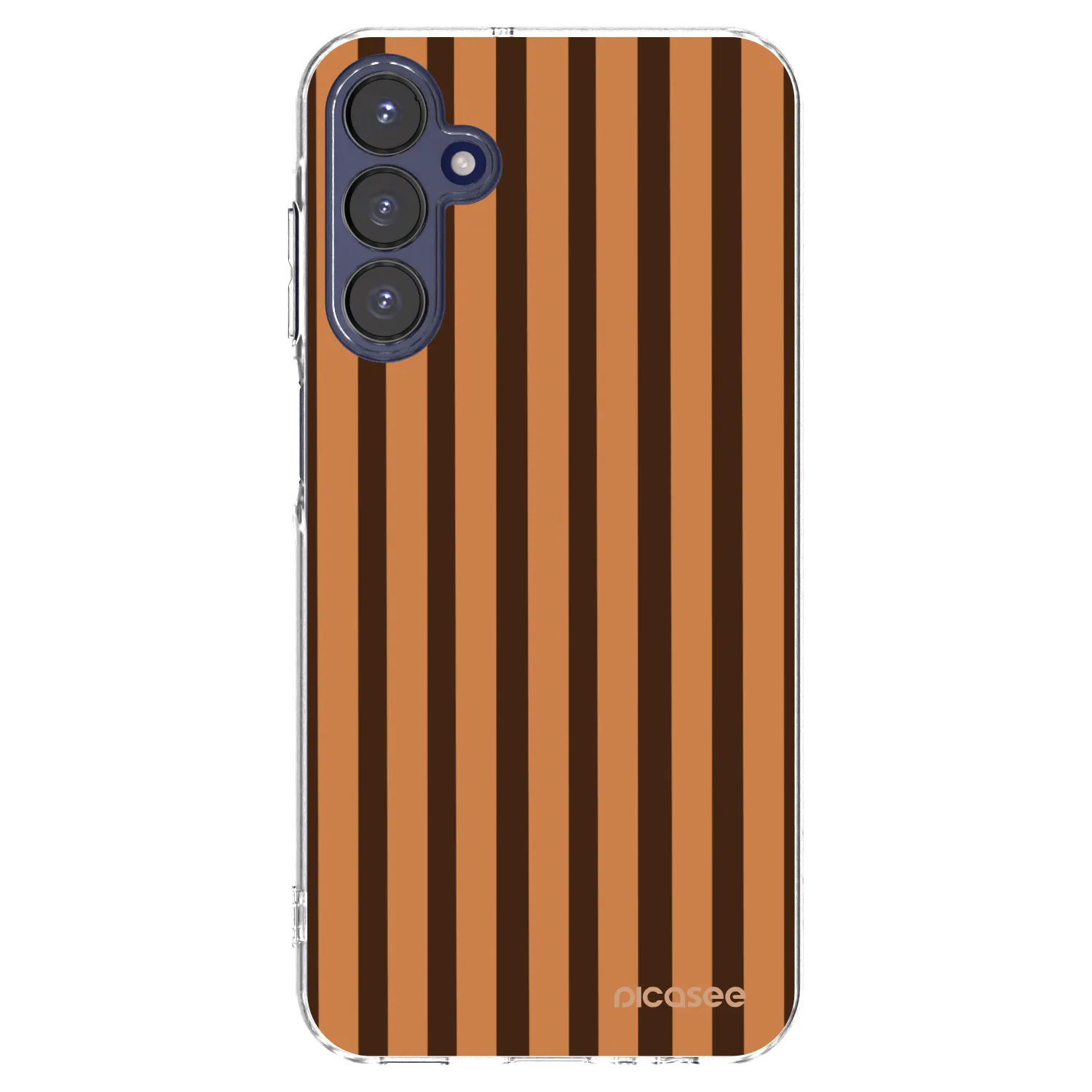 Picasee silikónový prehľadný obal pre Samsung Galaxy A15 A155F 4G - Caramel lines
