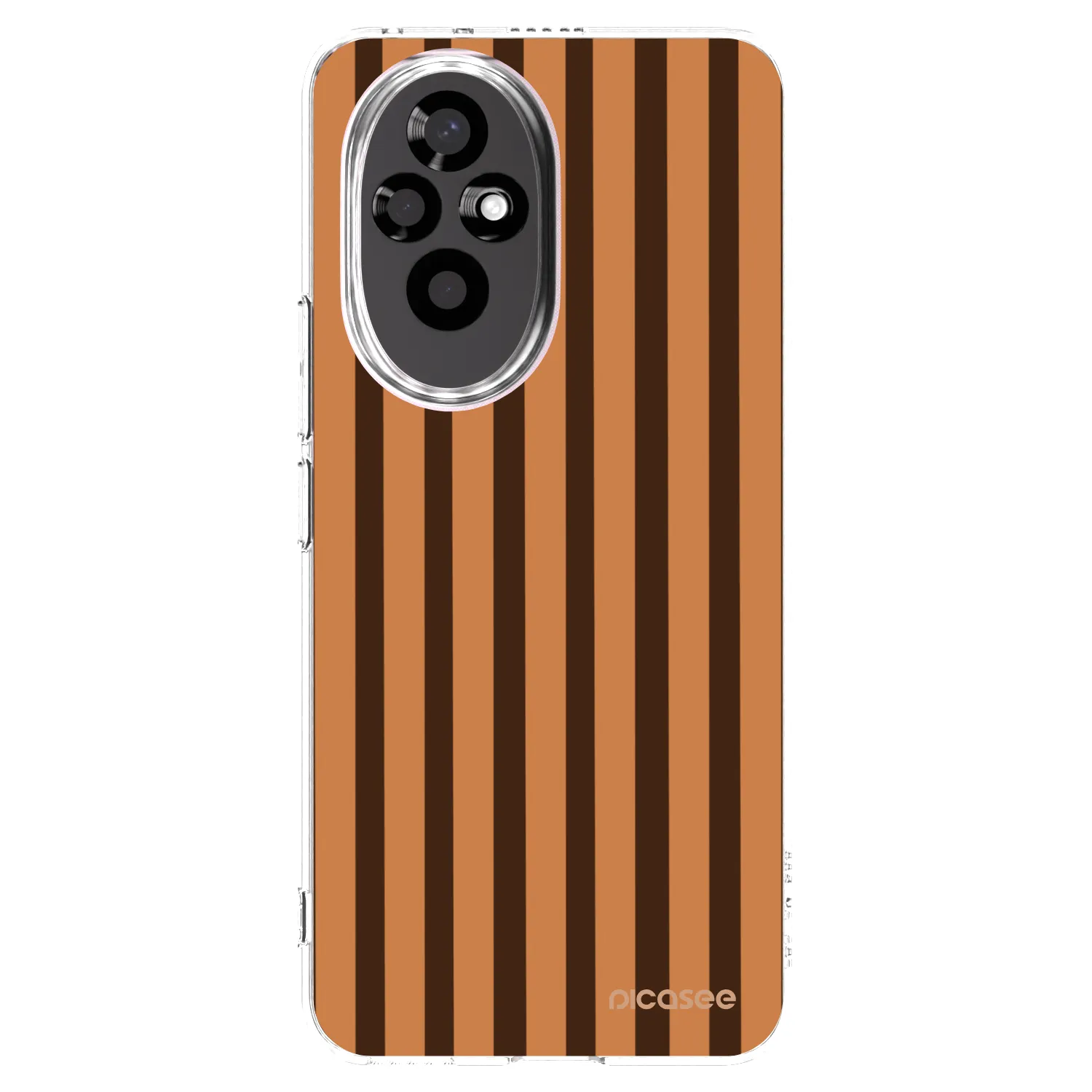 Picasee silikónový prehľadný obal pre Honor 200 5G - Caramel lines