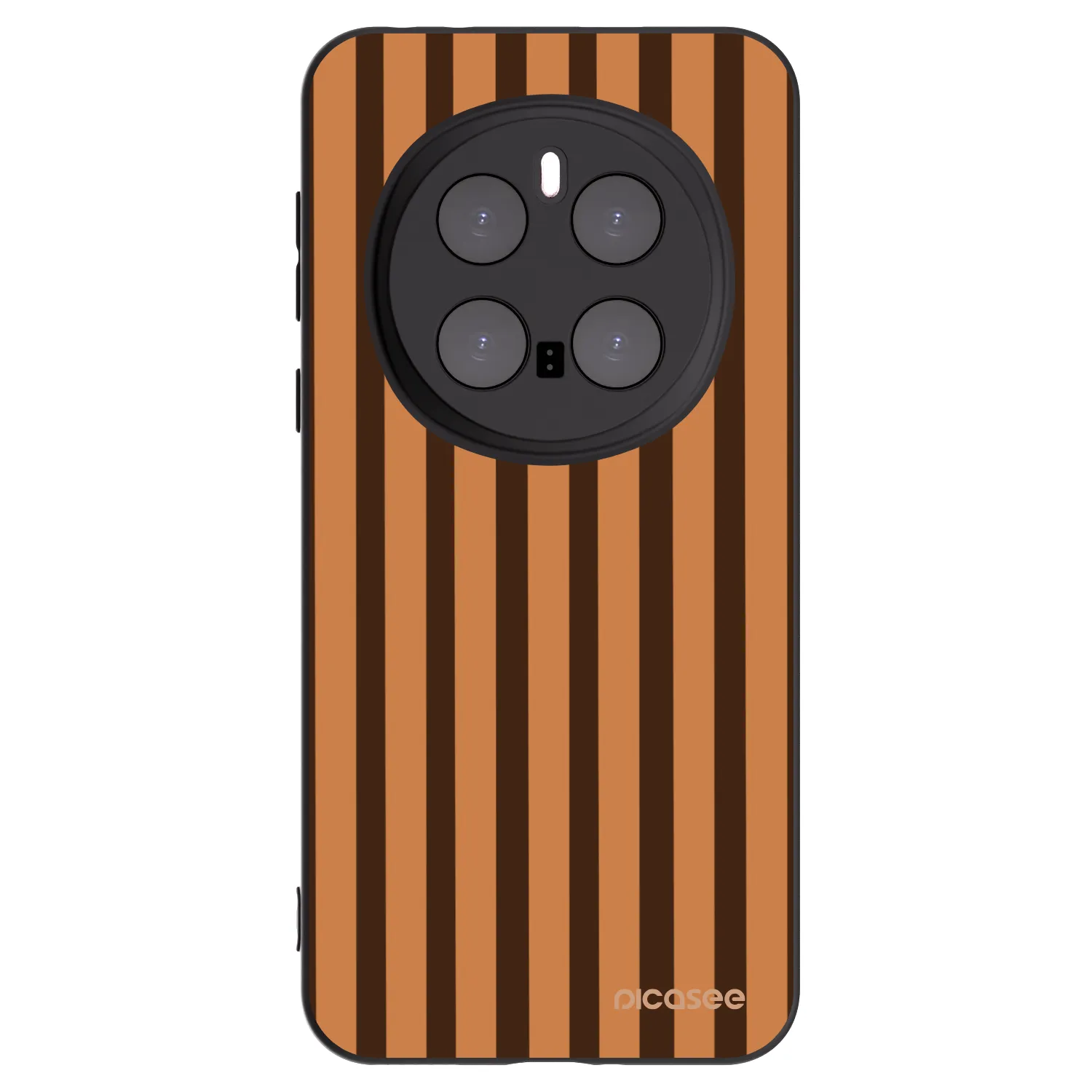 Picasee silikónový čierny obal pre Honor Magic7 Pro 5G - Caramel lines