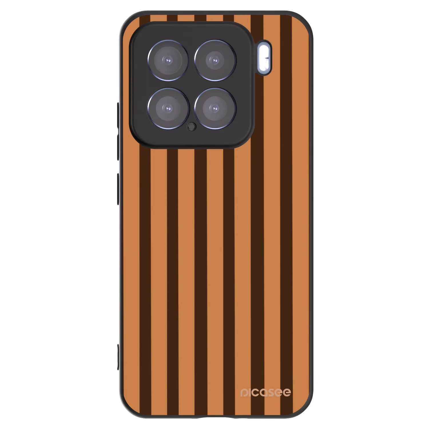 Picasee silikónový čierny obal pre Xiaomi 15 - Caramel lines