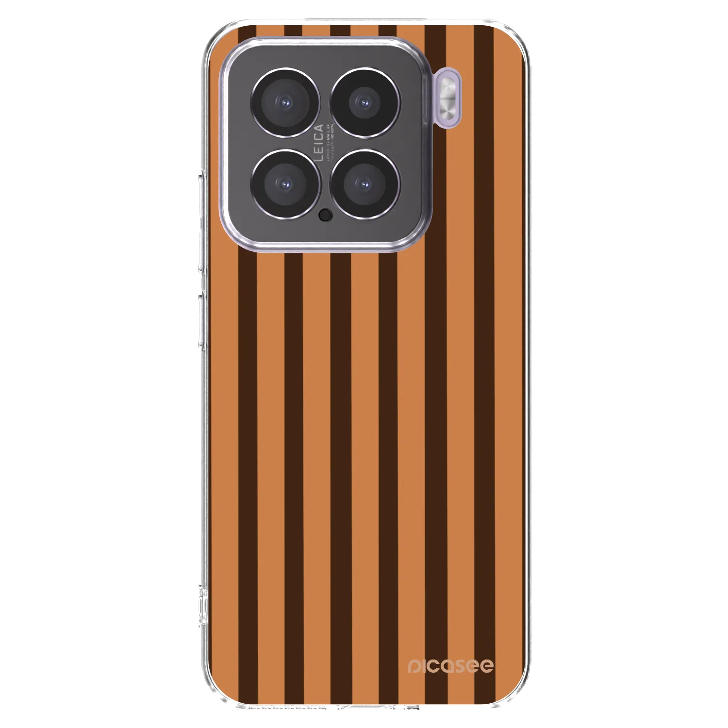 Picasee silikónový prehľadný obal pre Xiaomi 15 - Caramel lines