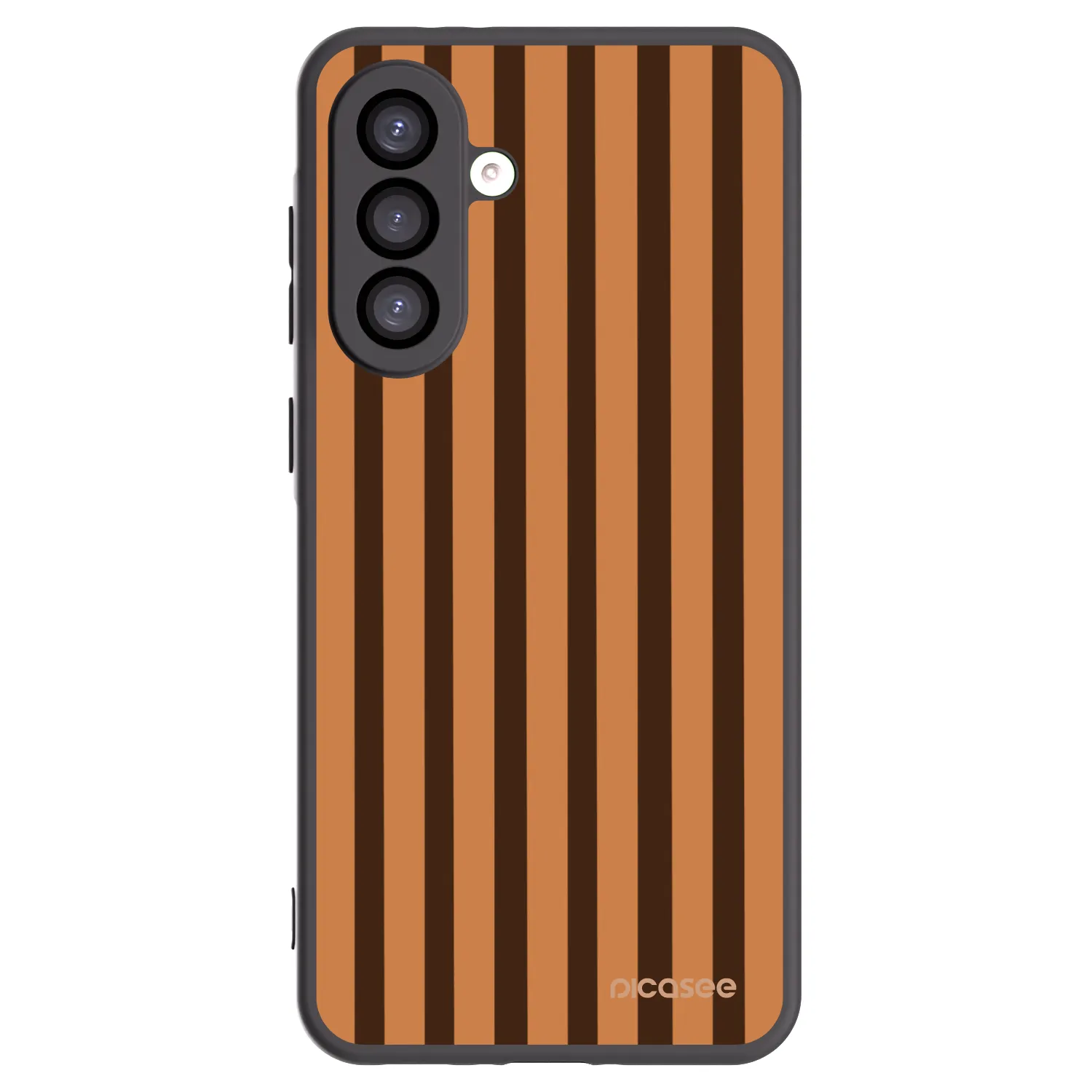 Picasee silikónový čierny obal pre Samsung Galaxy A26 5G A266B - Caramel lines