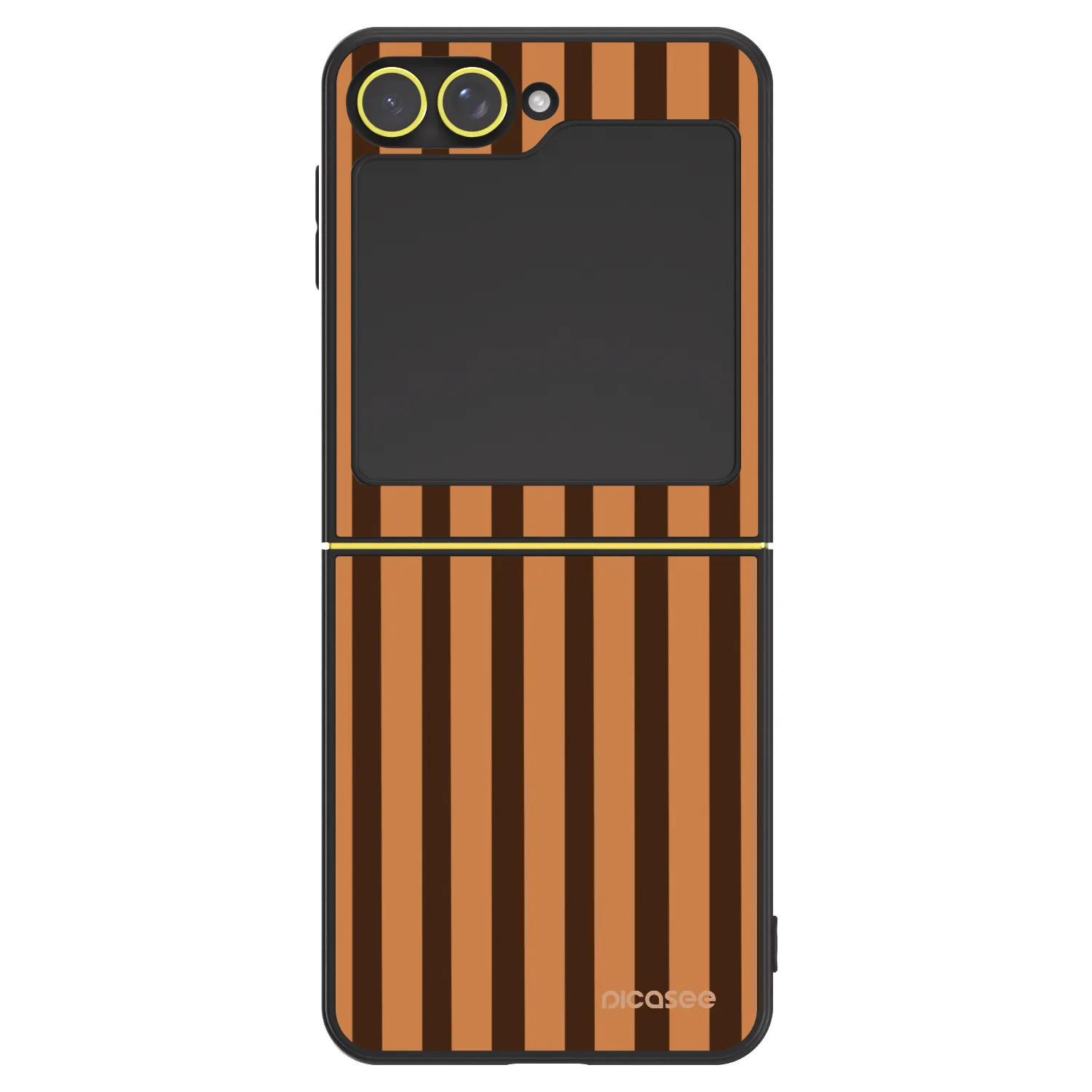 Picasee ULTIMATE CASE pro Samsung Galaxy Z Flip5 5G - Caramel lines