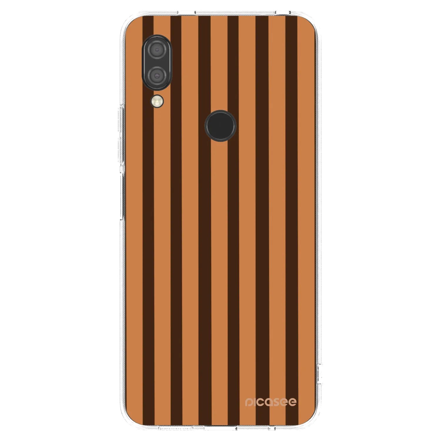 Picasee silikónový prehľadný obal pre Xiaomi Redmi 7 - Caramel lines