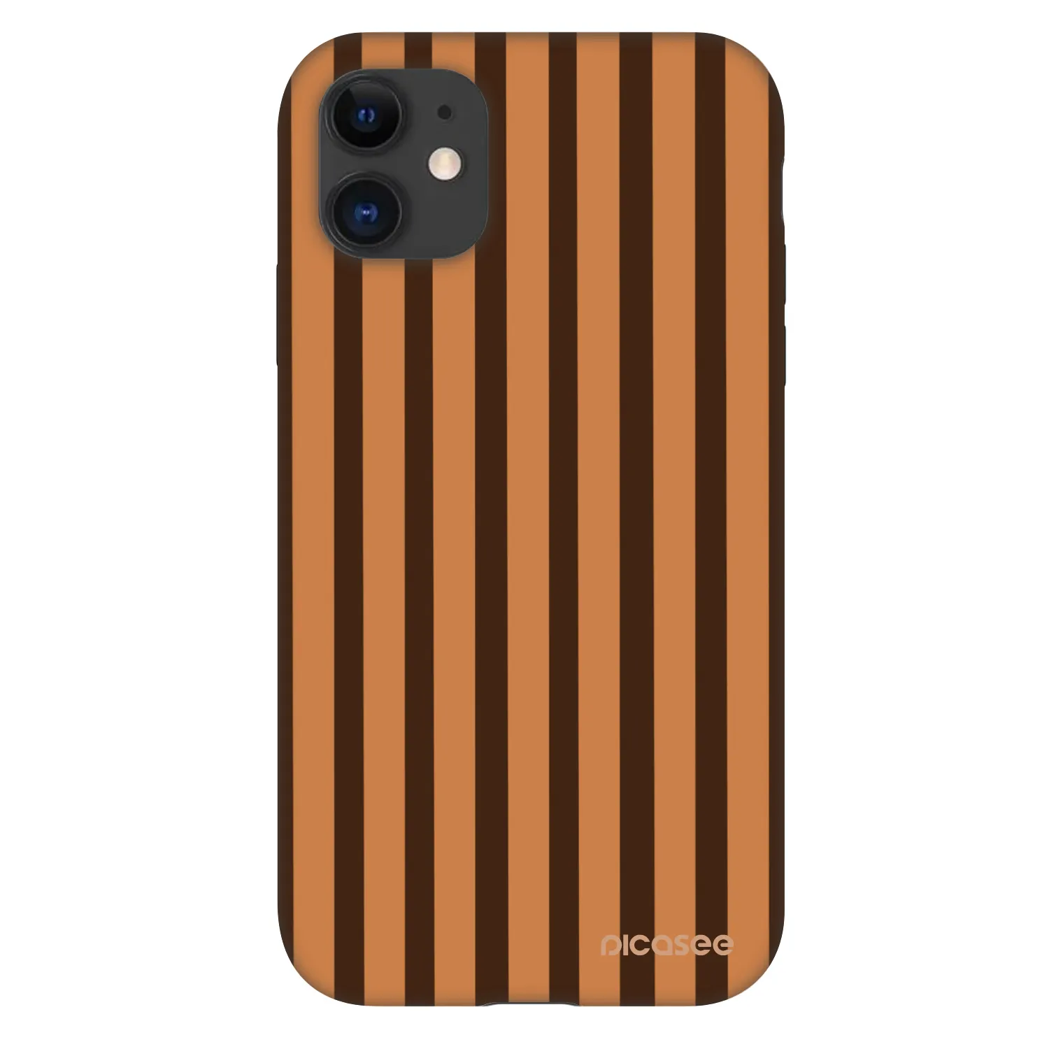 Picasee Fashion Case pre Apple iPhone 11 - Caramel lines