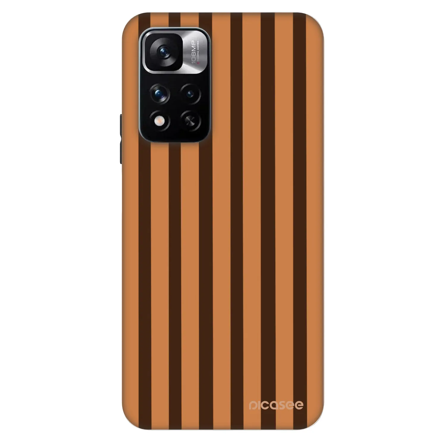 Picasee Fashion Case pre Xiaomi Redmi Note 11 Pro 5G - Caramel lines
