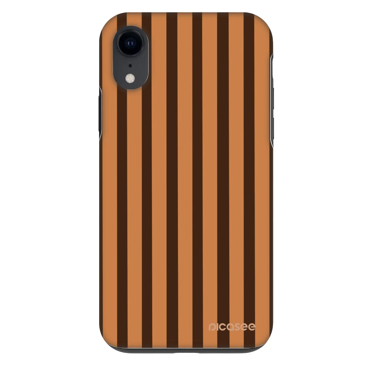 Picasee Fashion Case pre Apple iPhone XR - Caramel lines