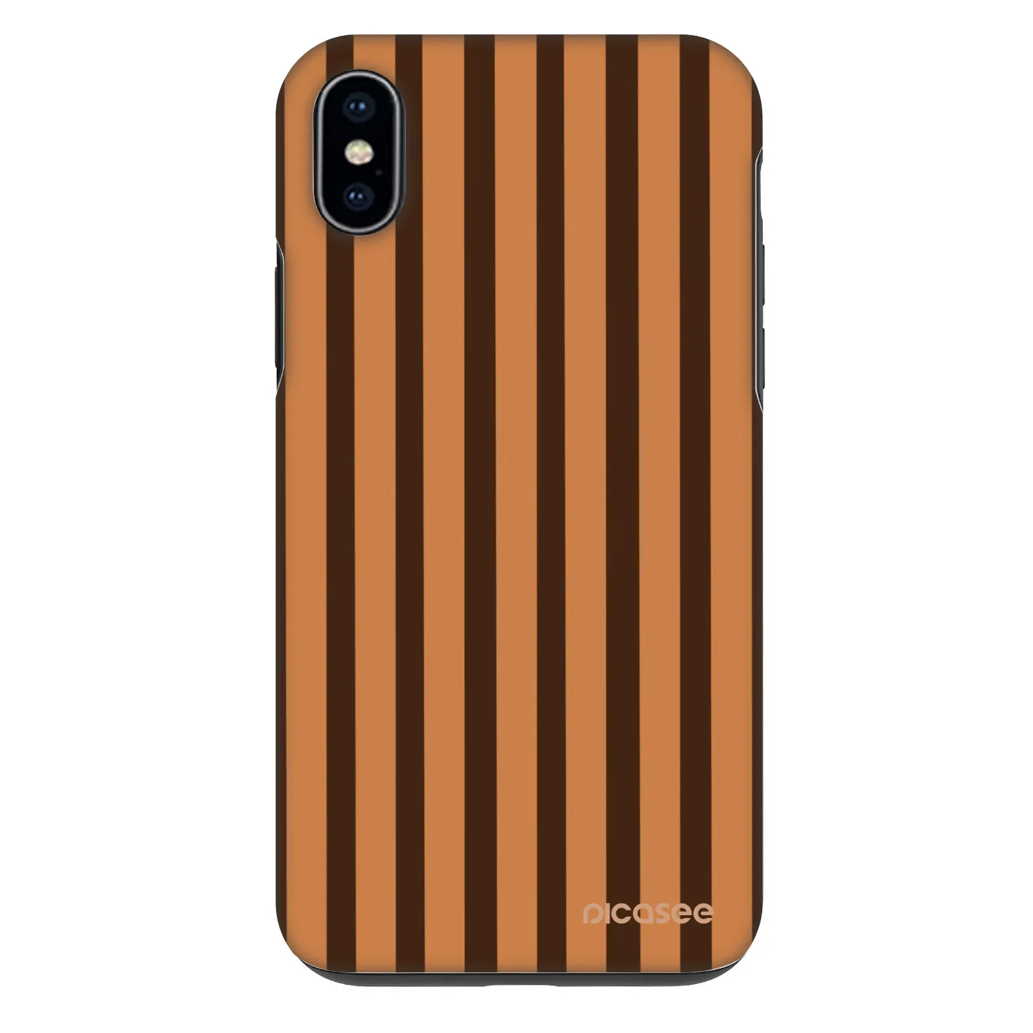 Picasee Fashion Case pre Apple iPhone XS Max - Caramel lines