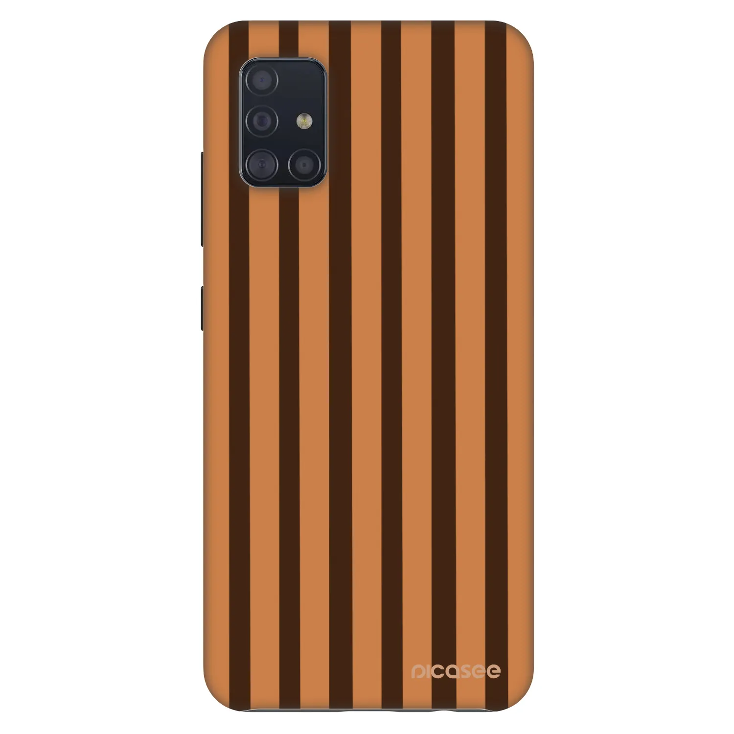 Picasee Fashion Case pre Samsung Galaxy A51 A515F - Caramel lines