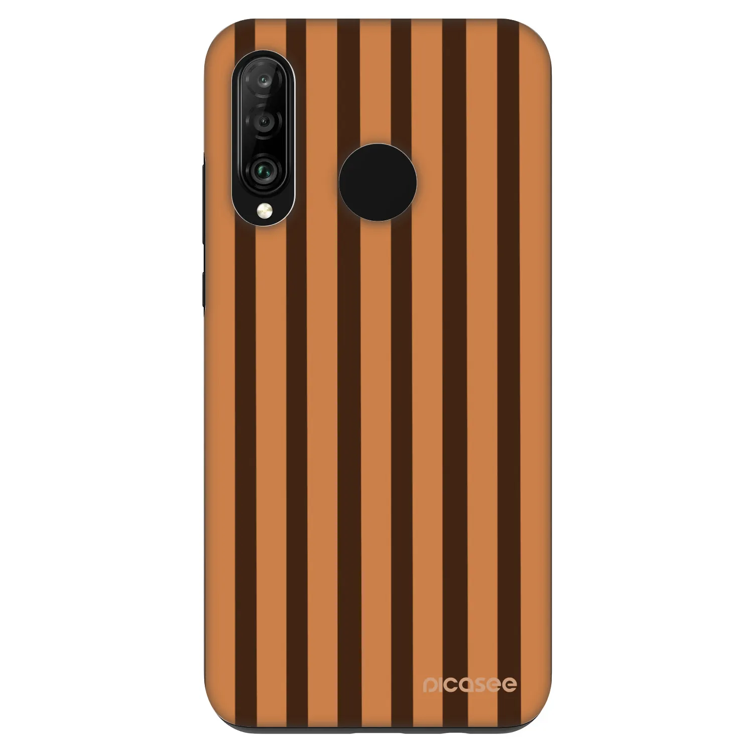 Picasee Fashion Case pre Huawei P30 Lite - Caramel lines