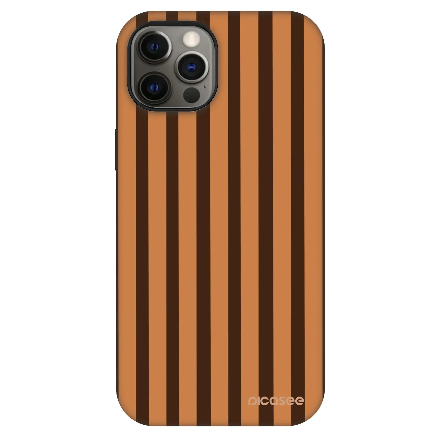 Picasee Fashion Case MagSafe pre Apple iPhone 12 - Caramel lines