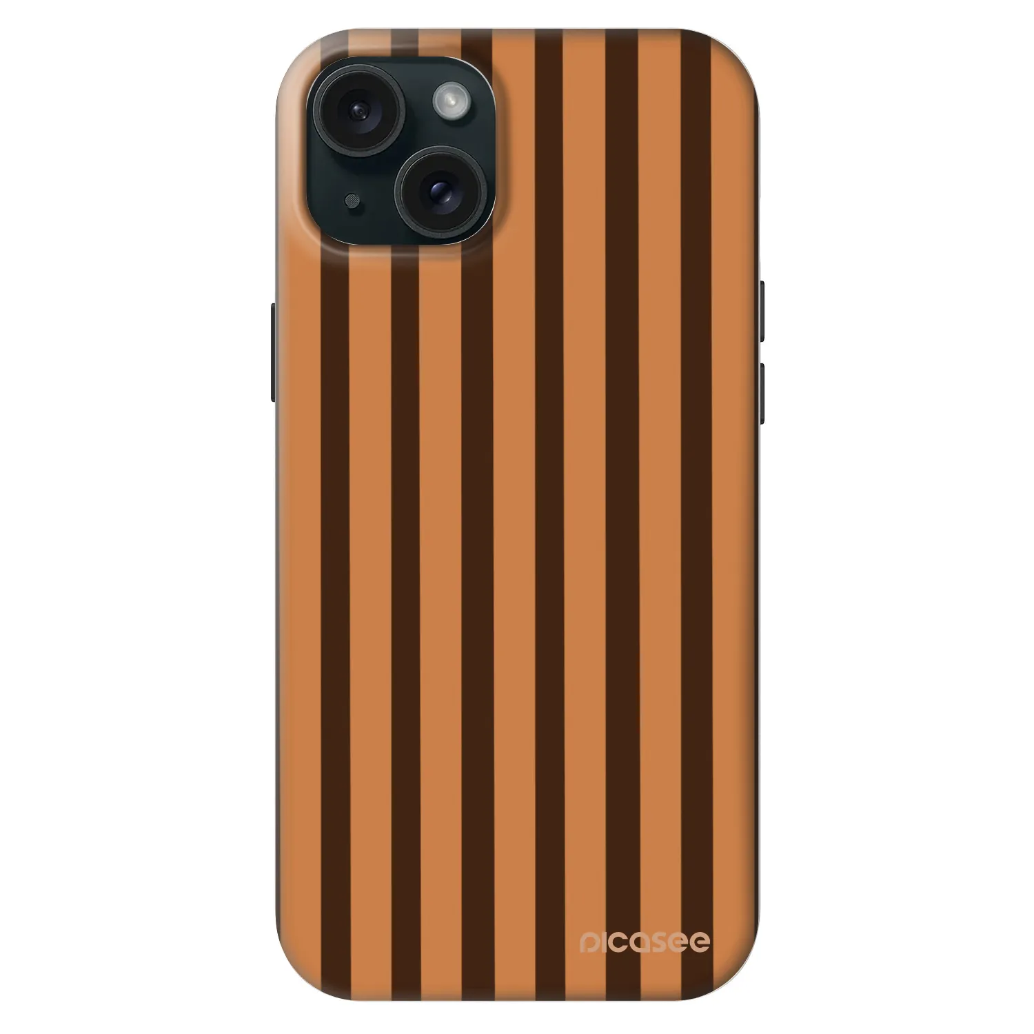 Picasee Fashion Case MagSafe pre Apple iPhone 15 Plus - Caramel lines