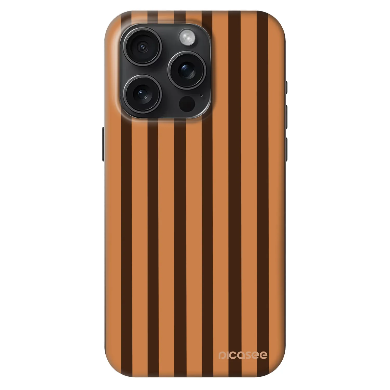 Picasee Fashion Case MagSafe pre Apple iPhone 15 Pro - Caramel lines