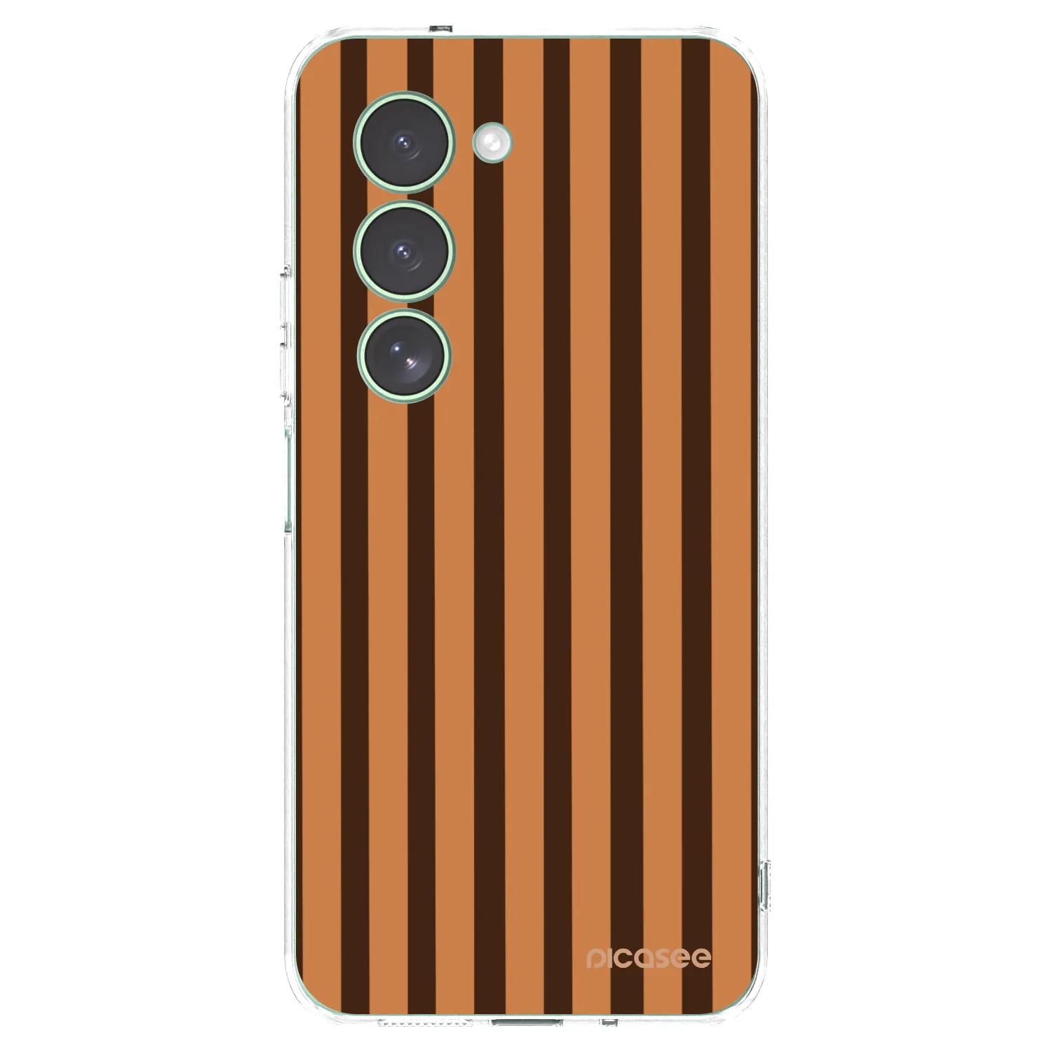Picasee silikónový prehľadný obal pre Xiaomi Redmi 15 5G - Caramel lines