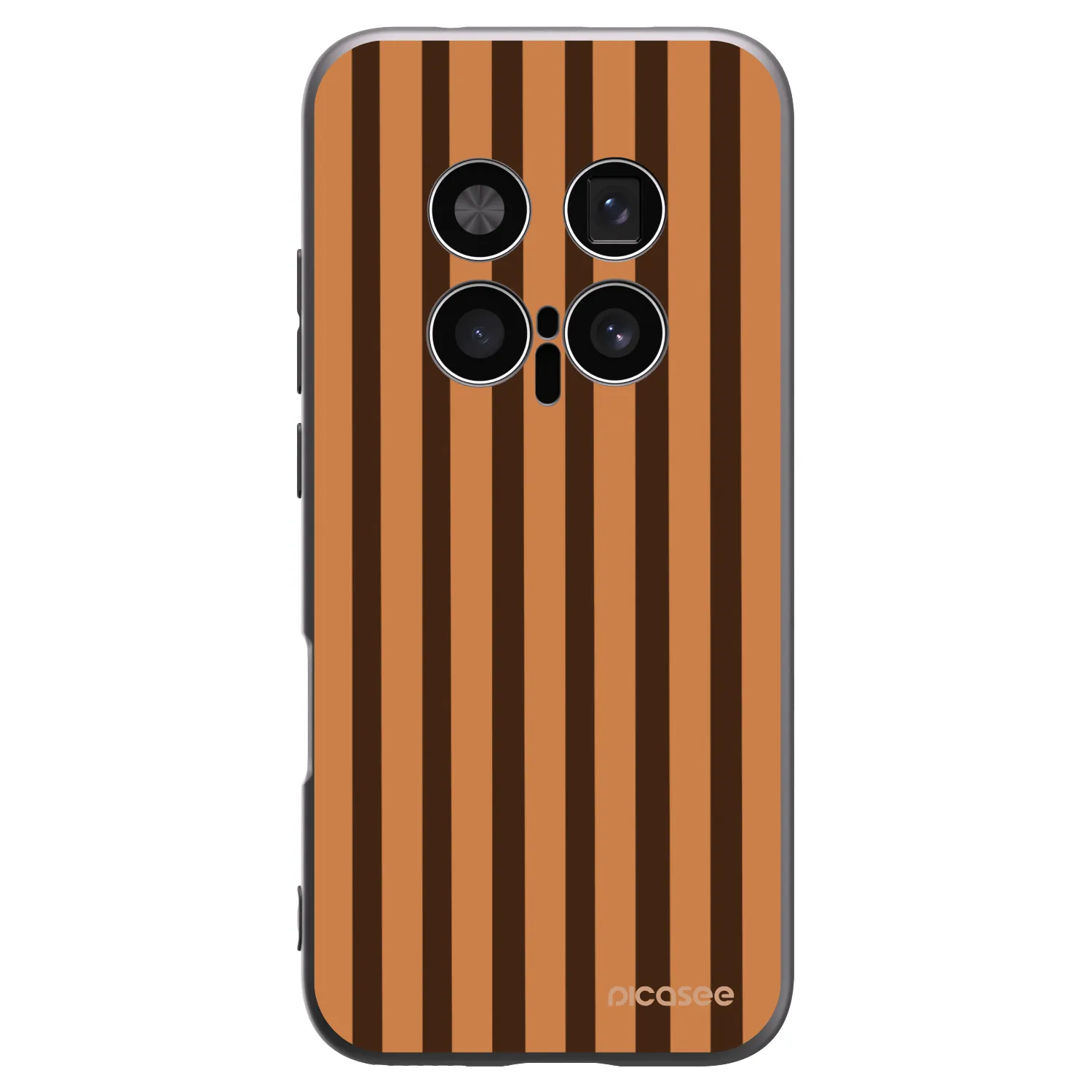 Picasee silikónový čierny obal pre Honor Magic8 Pro 5G - Caramel lines