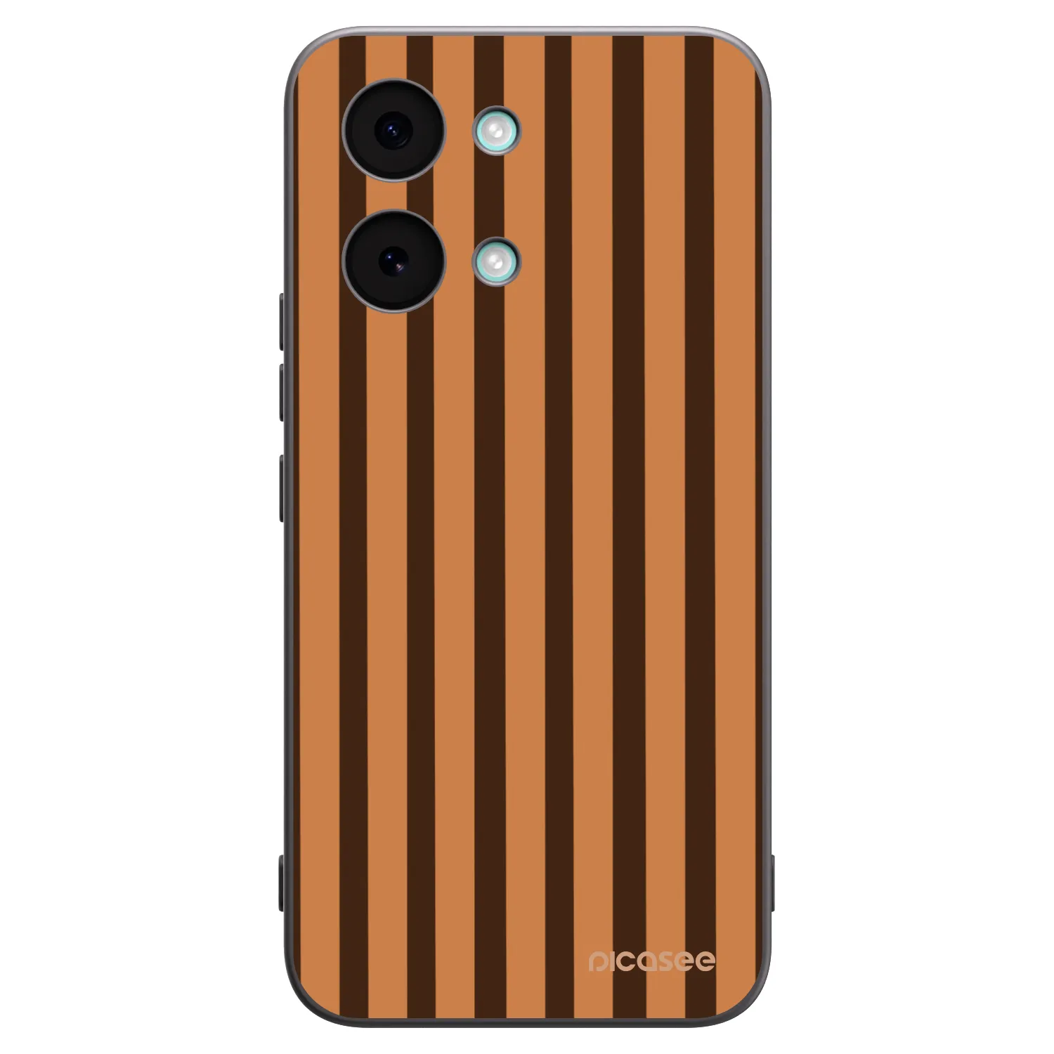 Picasee silikónový čierny obal pre Xiaomi Poco X8 Pro Max - Caramel lines