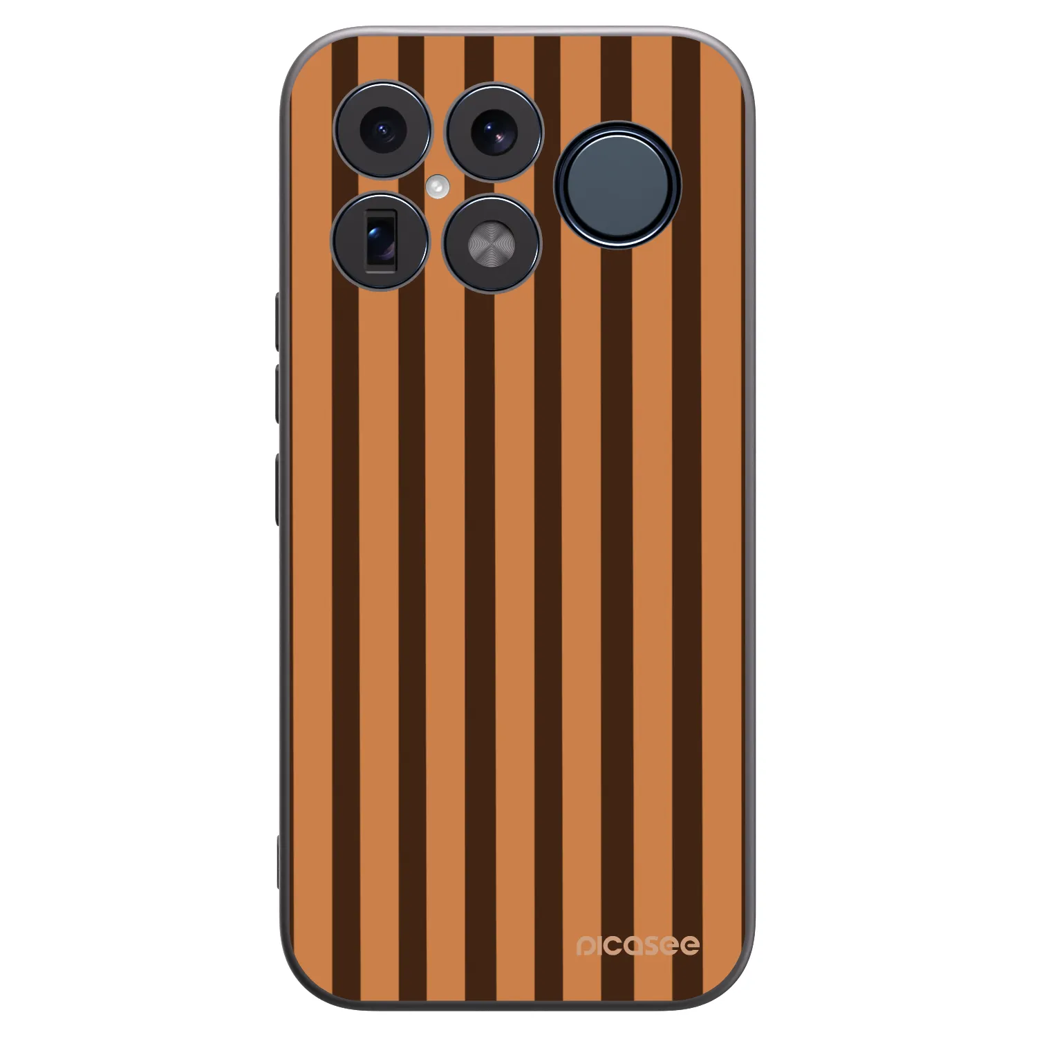 Picasee silikónový čierny obal pre Xiaomi Poco F8 Ultra - Caramel lines