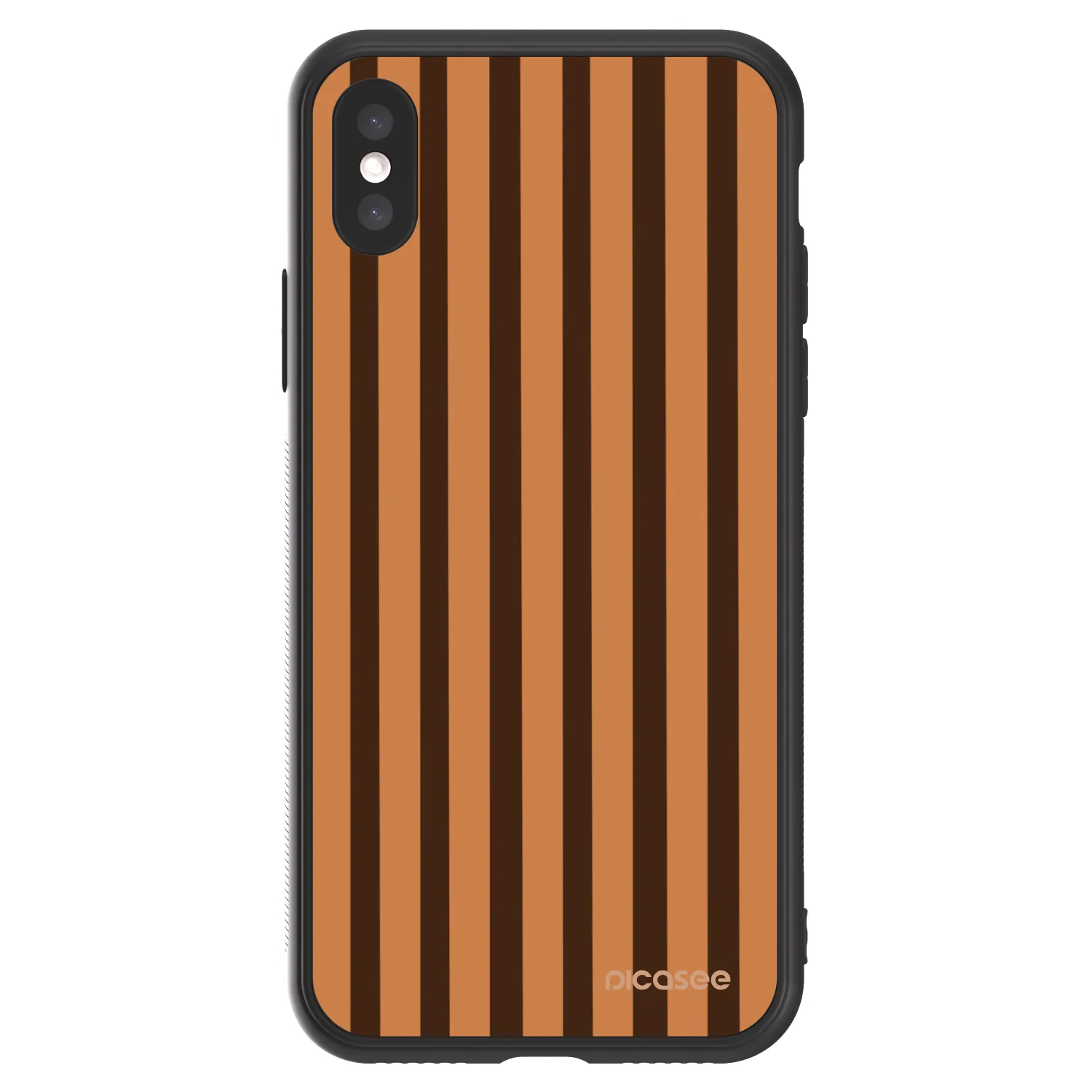 Picasee ULTIMATE CASE pro Apple iPhone X/XS - Caramel lines