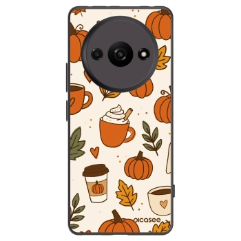 Picasee silikónový čierny obal pre Xiaomi Redmi A3 - Fall vibes