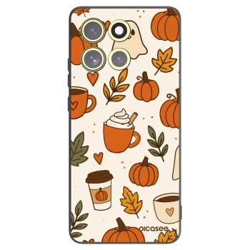 Picasee silikónový čierny obal pre Motorola Moto G86 Power 5G - Fall vibes