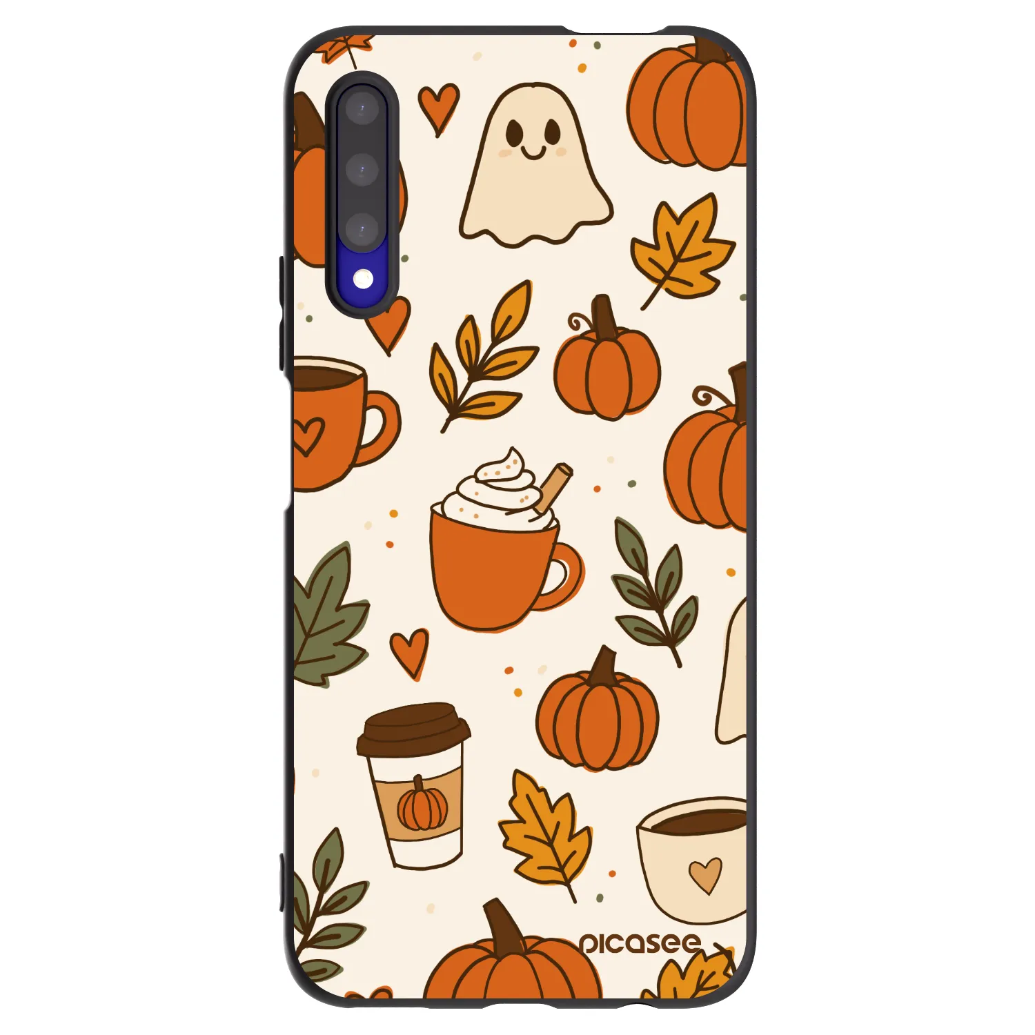 Picasee silikónový čierny obal pre Honor 9X Pro - Fall vibes