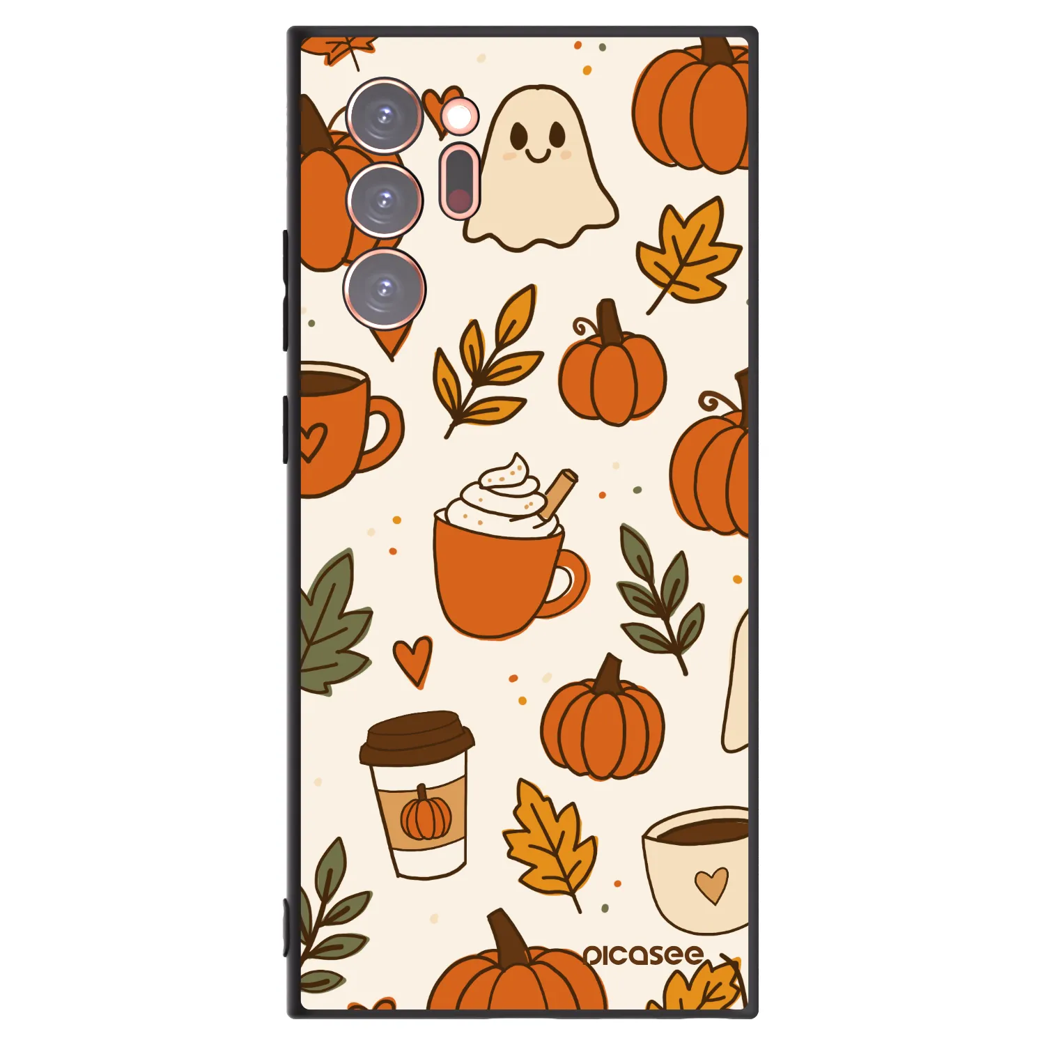 Picasee silikónový čierny obal pre Samsung Galaxy Note 20 Ultra - Fall vibes