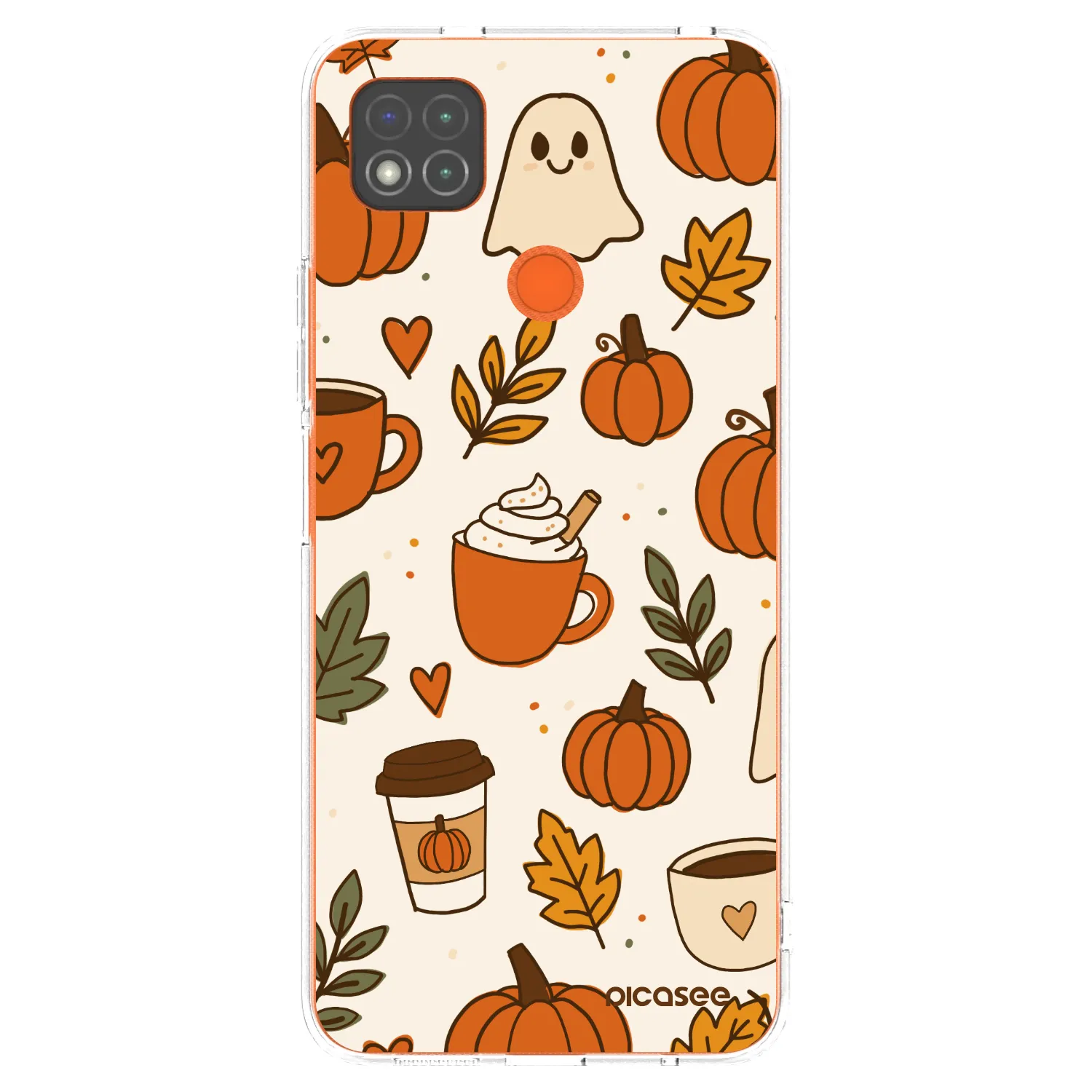 Picasee silikónový prehľadný obal pre Xiaomi Redmi 9C - Fall vibes