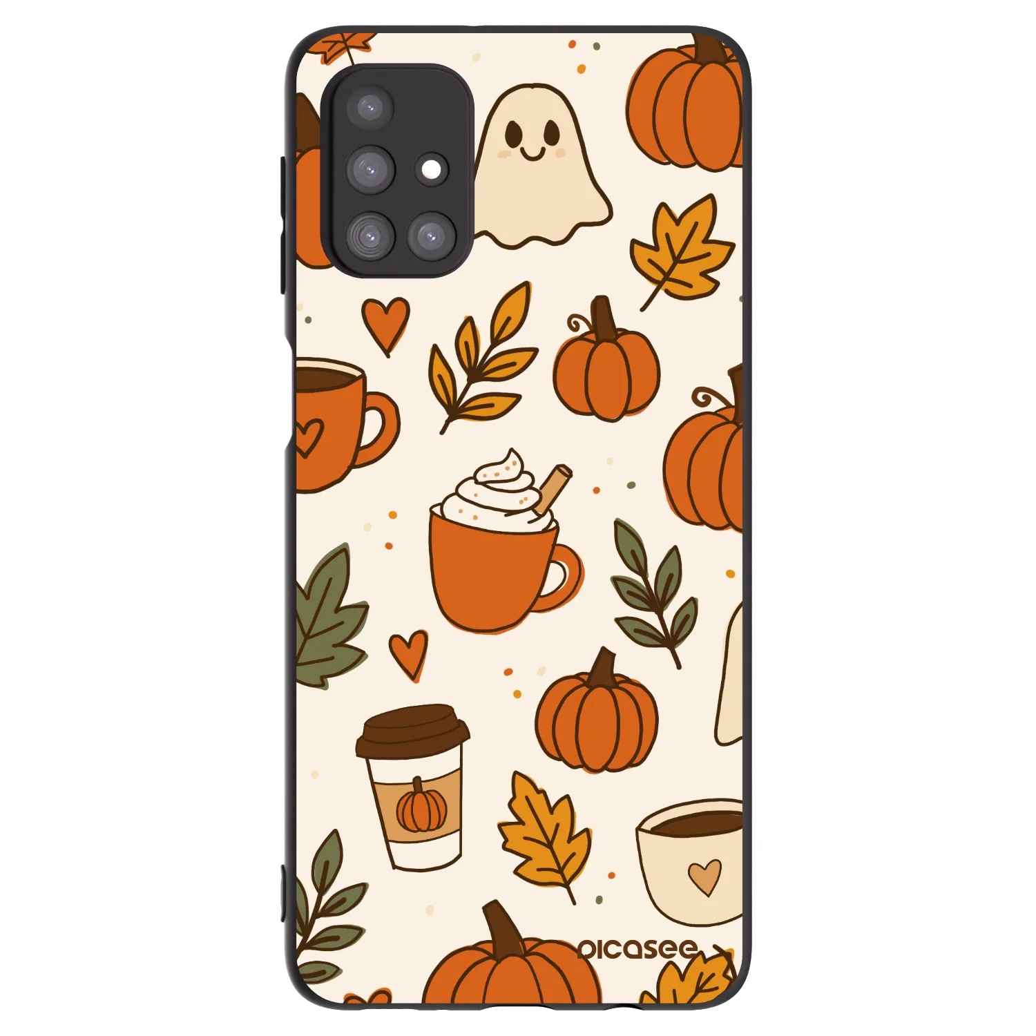 Picasee silikónový čierny obal pre Samsung Galaxy M31s - Fall vibes